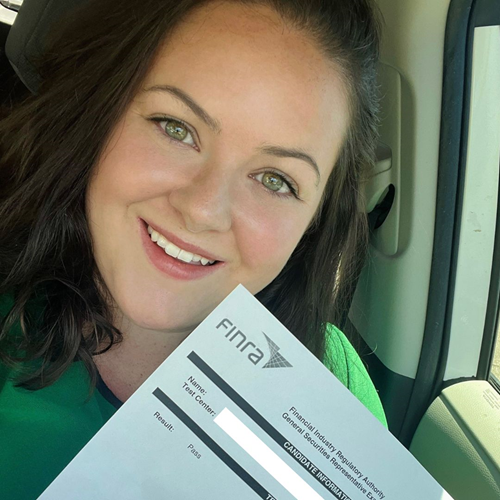 Jessica FINRA Series 7 & 63 at Schwab